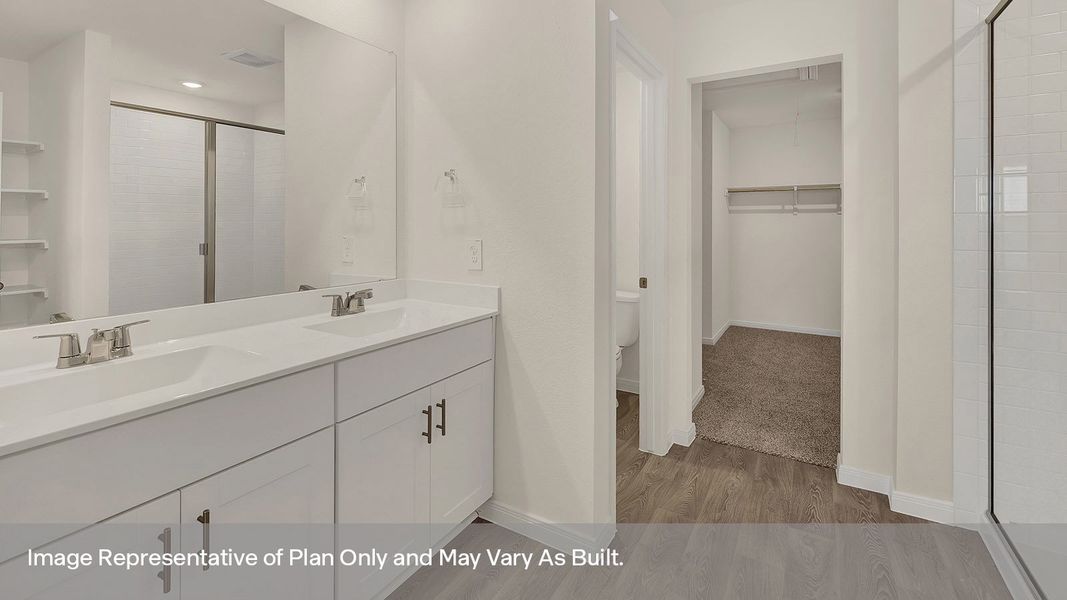 Representative furnished interior of a home built from the The Harris by D.R. Horton in Paramount, Kyle (Image 13).