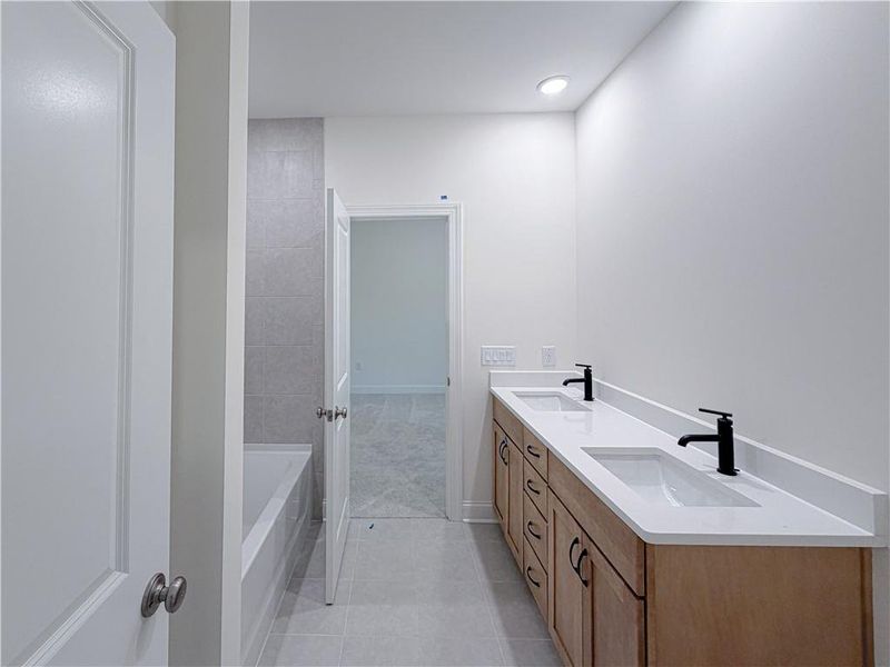 Furnished interior view inside a new home in Ashbury Commons, Powder Springs (Image 11).