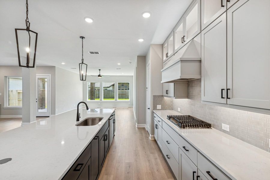 Furnished interior view inside a new home in Riceland 60’ Homesites, Mont Belvieu (Image 8).