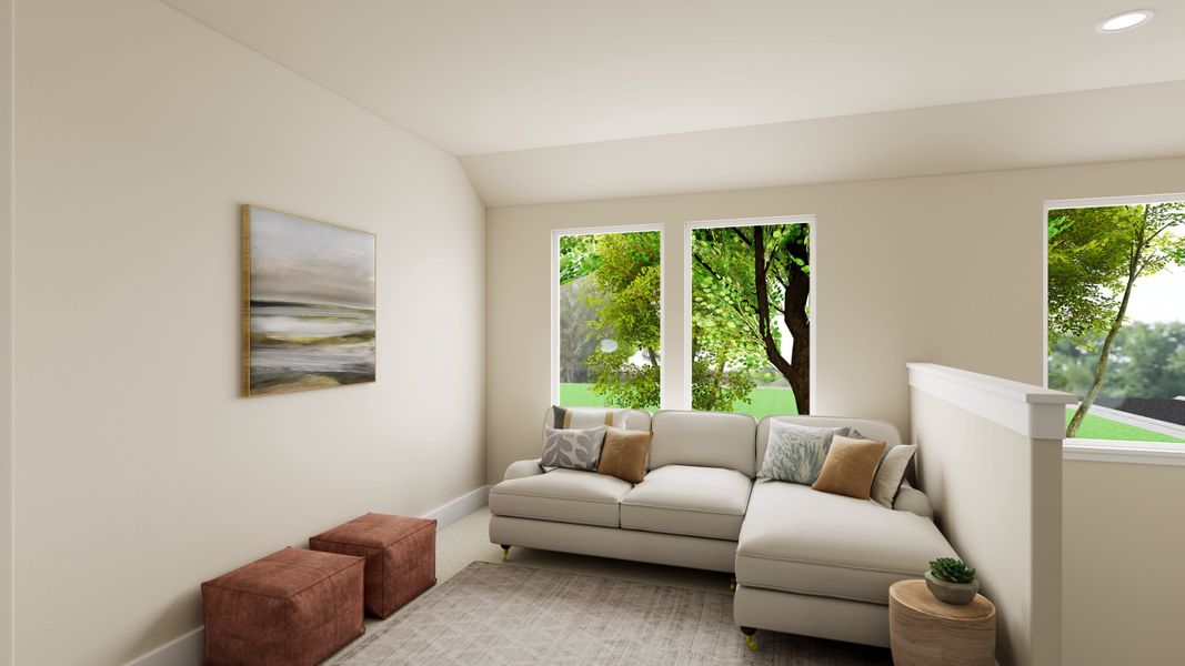 Representative furnished interior of a home built from the Rosemary by Tri Pointe Homes in Union Park, Little Elm (Image 10). Representative furnished interior of a home built from the Rosemary by Tri Pointe Homes in Union Park, Little Elm (Image 10).