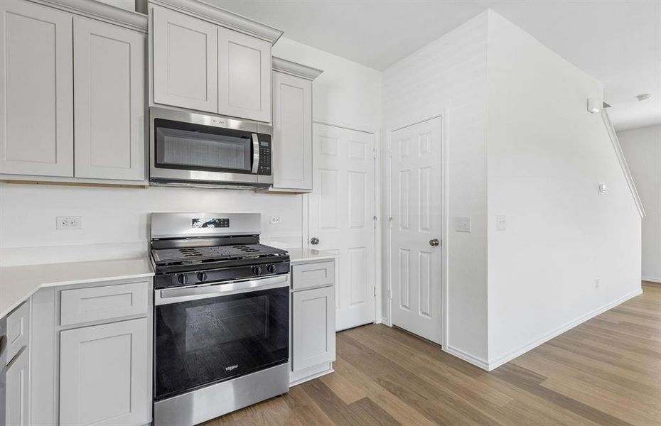 Kitchen with beautiful cabinets