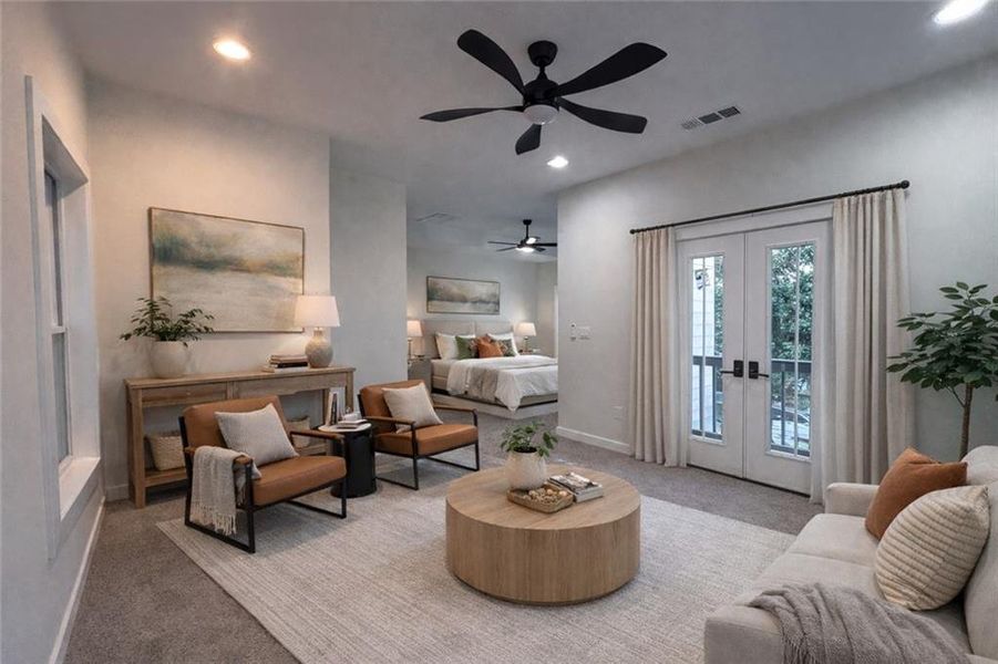 Furnished interior view inside a new home in , Decatur (Image 14).