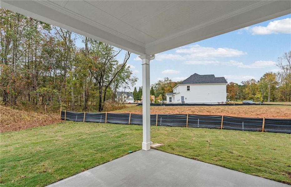 Exterior details and patio area of a home in Arden, Cumming (Image 30).