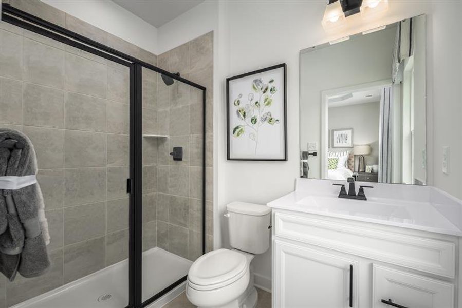 Furnished interior view inside a new home in Sunset Creek Townhomes, Charlotte (Image 9).