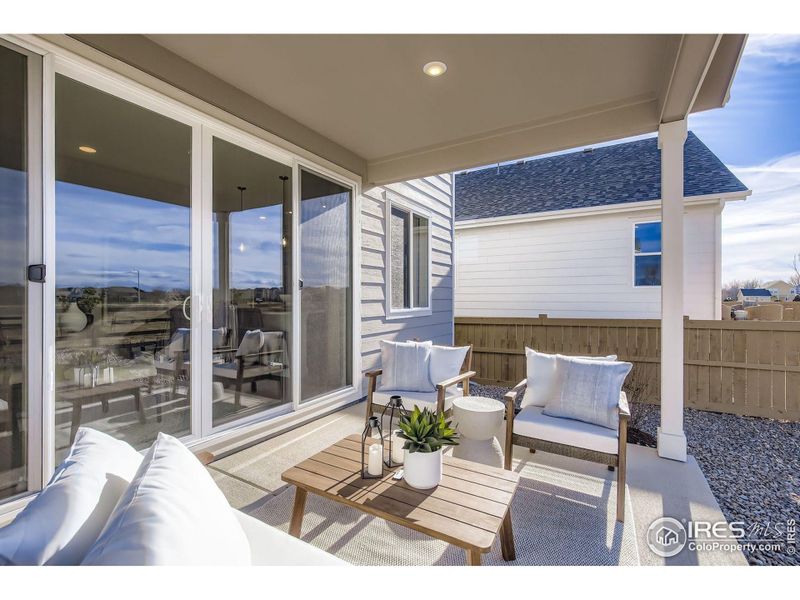 Exterior details and patio area of a home in Trevenna, Windsor (Image 24).