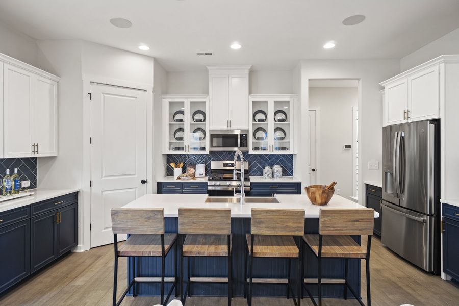 Representative furnished interior of a home built from the Pembrooke by Taylor Morrison in Esplanade at Northgate, Indian Trail (Image 8).