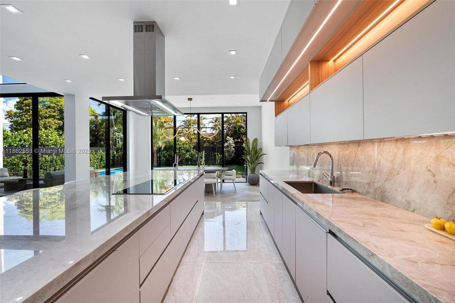 Furnished interior view inside a new home in , Miami (Image 7).