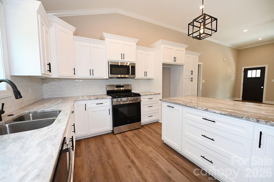 Furnished interior view inside a new home in , Hickory (Image 10).