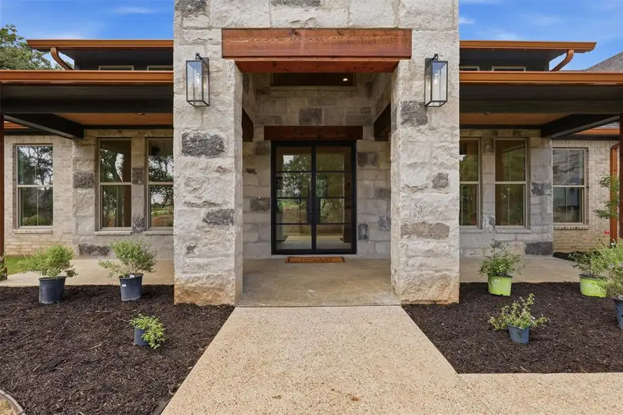 Exterior details and patio area of a home in , Granbury (Image 4). Exterior details and patio area of a home in , Granbury (Image 4).