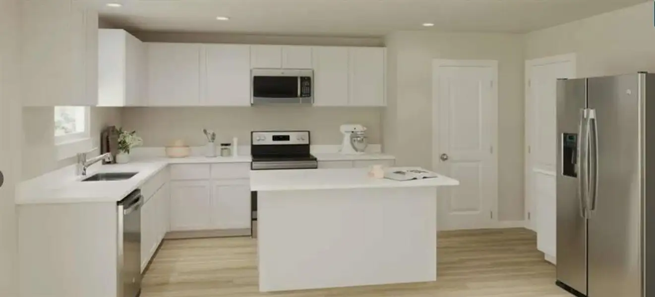 Furnished interior view inside a new home in River Oaks, Locust Grove (Image 4).