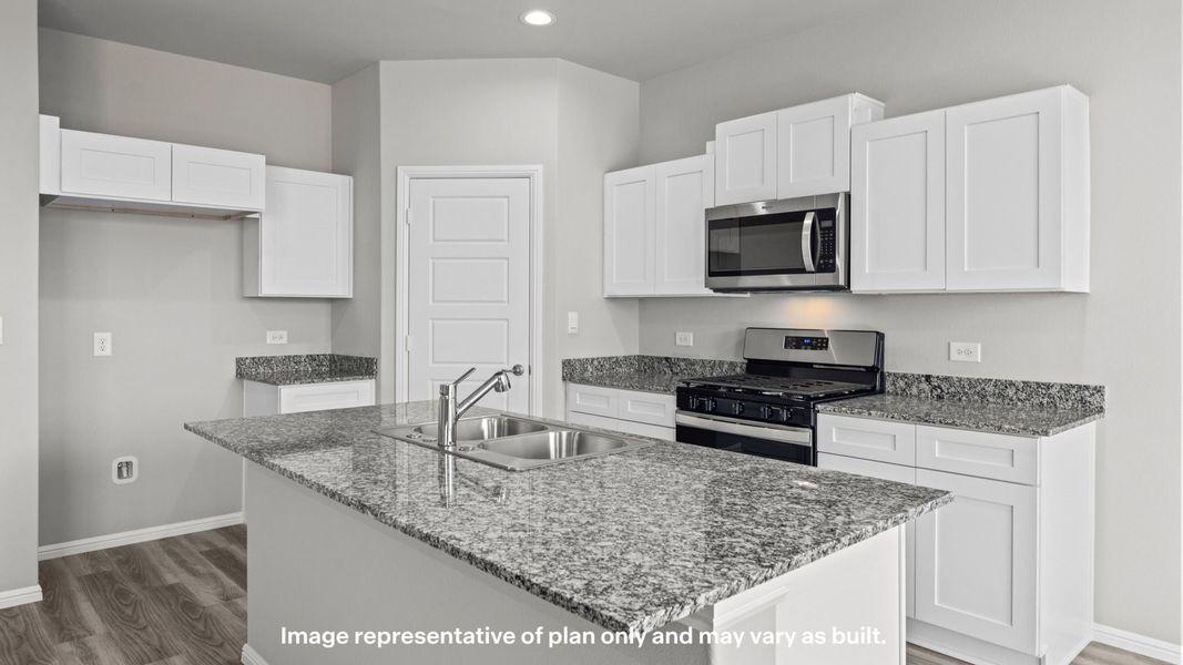 Furnished interior view inside a new home in Mustang Ridge, Andrews (Image 6).