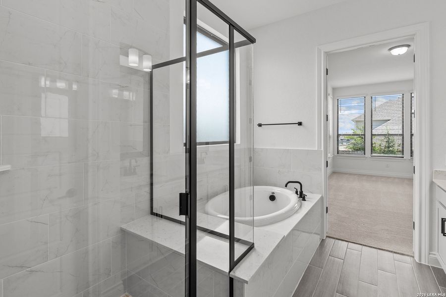 Furnished interior view inside a new home in Bison Ridge, San Antonio (Image 17).