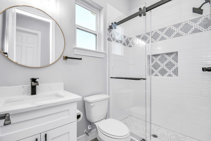Furnished interior view inside a new home in , Dickinson (Image 13).