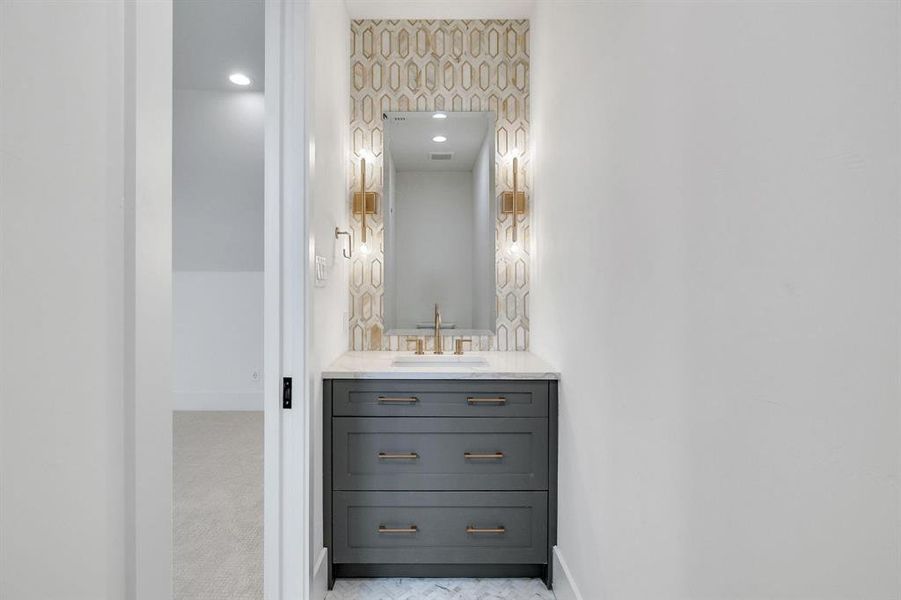 Furnished interior view inside a new home in , Gunter (Image 20).