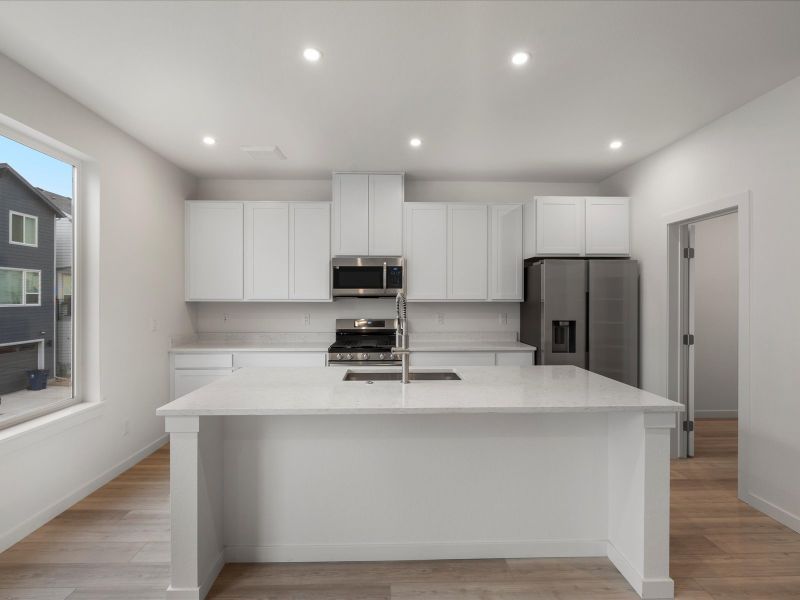 Furnished interior view inside a new home in Parkside at Victory Ridge, Colorado Springs (Image 6).