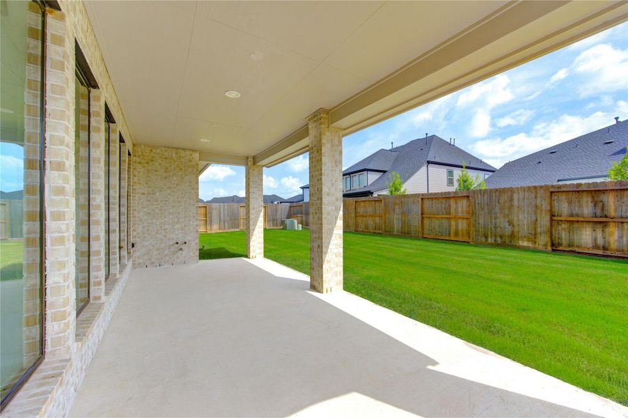 Exterior details and patio area of a home in , Fulshear (Image 4). Exterior details and patio area of a home in , Fulshear (Image 4).