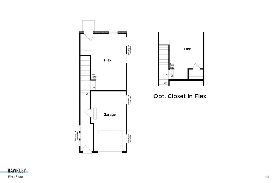 2D floor plan layout of this home in Traynham Place, Greenville, SC (Image 4).