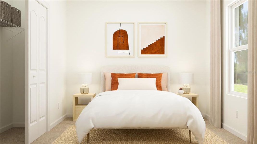 Furnished interior view inside a new home in Trailhead Landing: Trailhead Landing 50s, Alachua (Image 13).