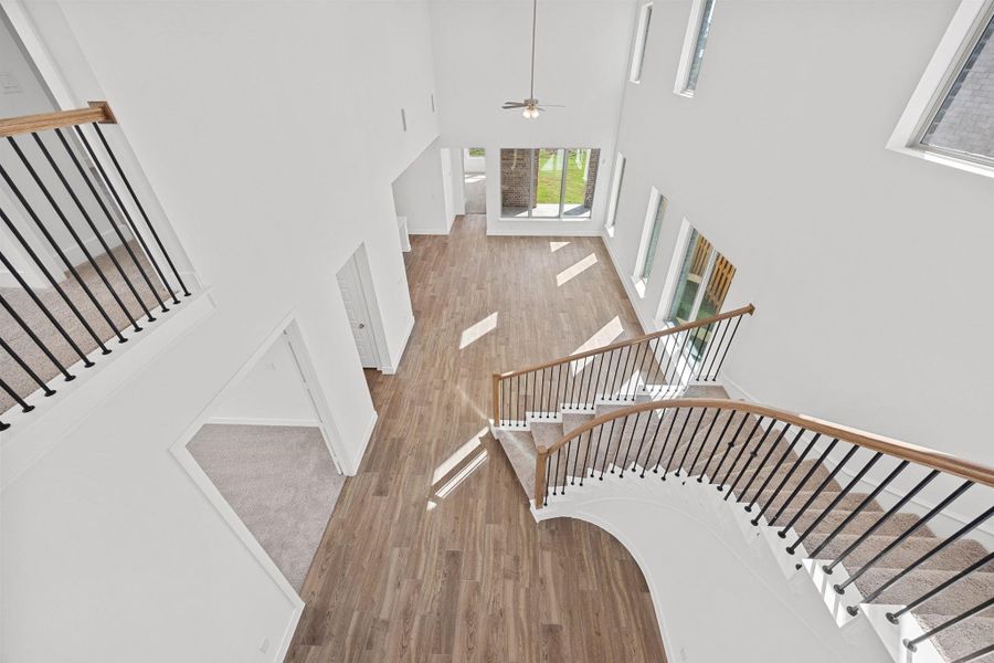 Furnished interior view inside a new home in Parmer Ranch - 40', Georgetown (Image 7). Furnished interior view inside a new home in Parmer Ranch - 40', Georgetown (Image 7).