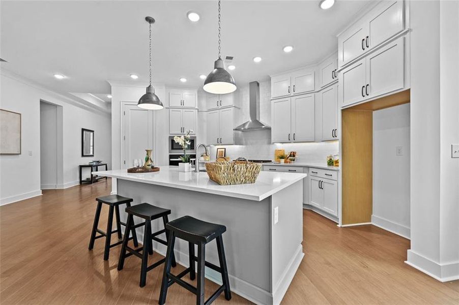 Furnished interior view inside a new home in , Flowery Branch (Image 6).
