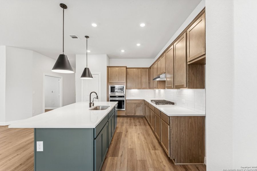 Furnished interior view inside a new home in , San Antonio (Image 6).