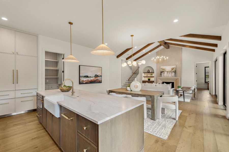 Furnished interior view inside a new home in , Austin (Image 13).