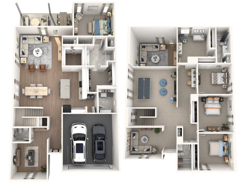 2D floor plan layout for the The Beckley by Meritage Homes in Simpson Crossing - Signature Series, McKinney, TX (Image 3). 2D floor plan layout for the The Beckley by Meritage Homes in Simpson Crossing - Signature Series, McKinney, TX (Image 3).