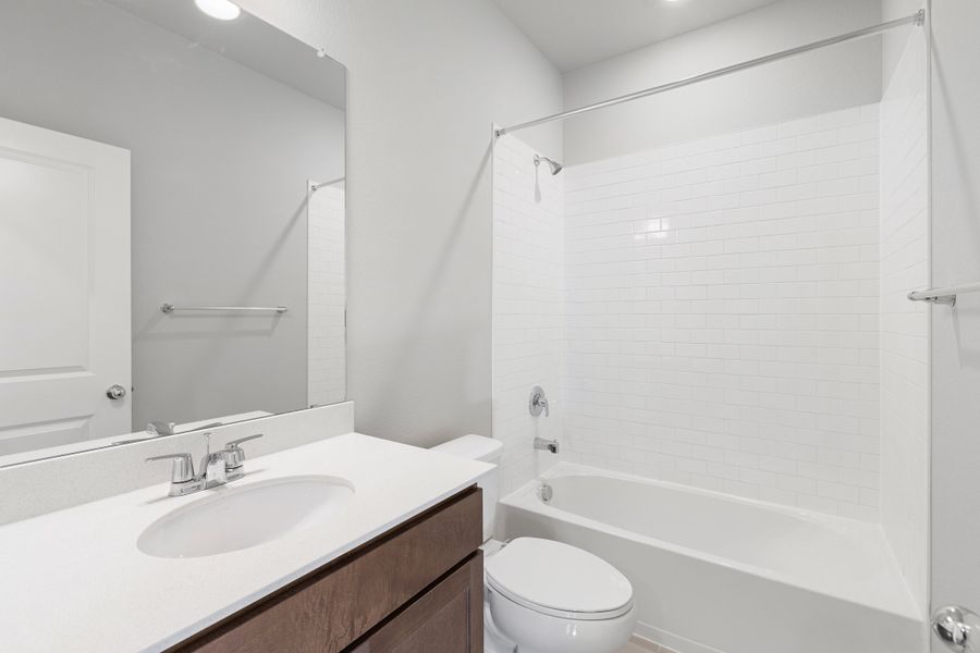 Furnished interior view inside a new home in Talon Pointe, Thornton (Image 10).