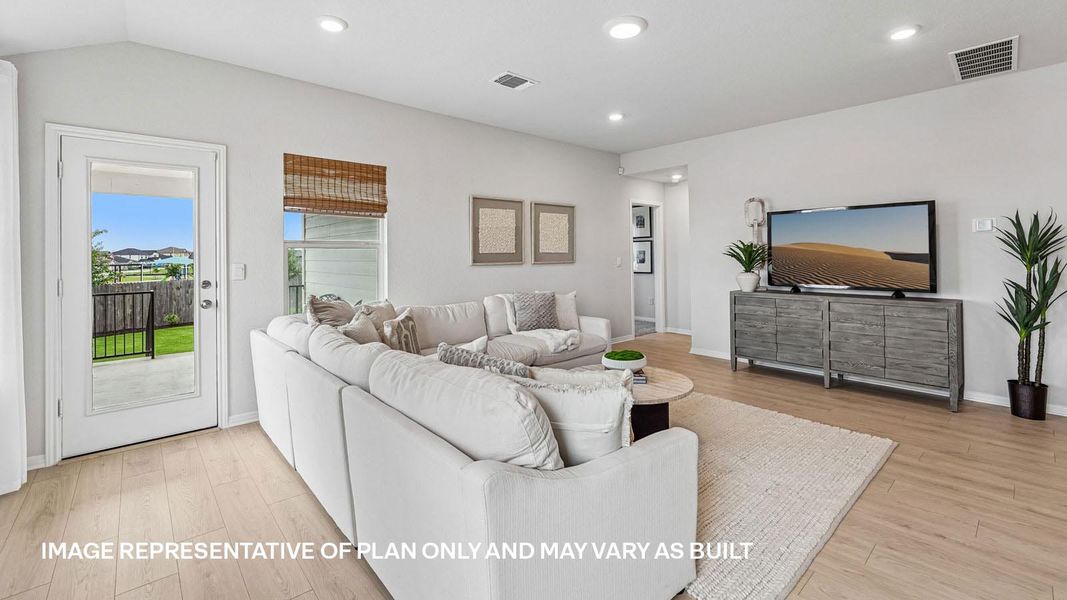 Furnished interior view inside a new home in Carillon, Manor (Image 5).