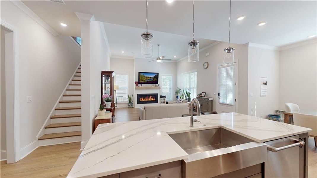 Furnished interior view inside a new home in , Peachtree Corners (Image 17).