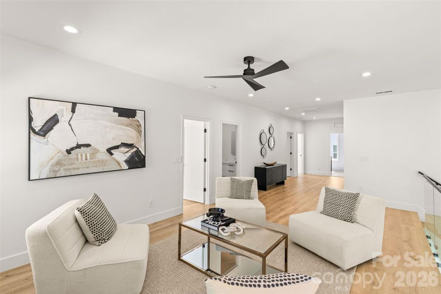 Furnished interior view inside a new home in , Charlotte (Image 7).
