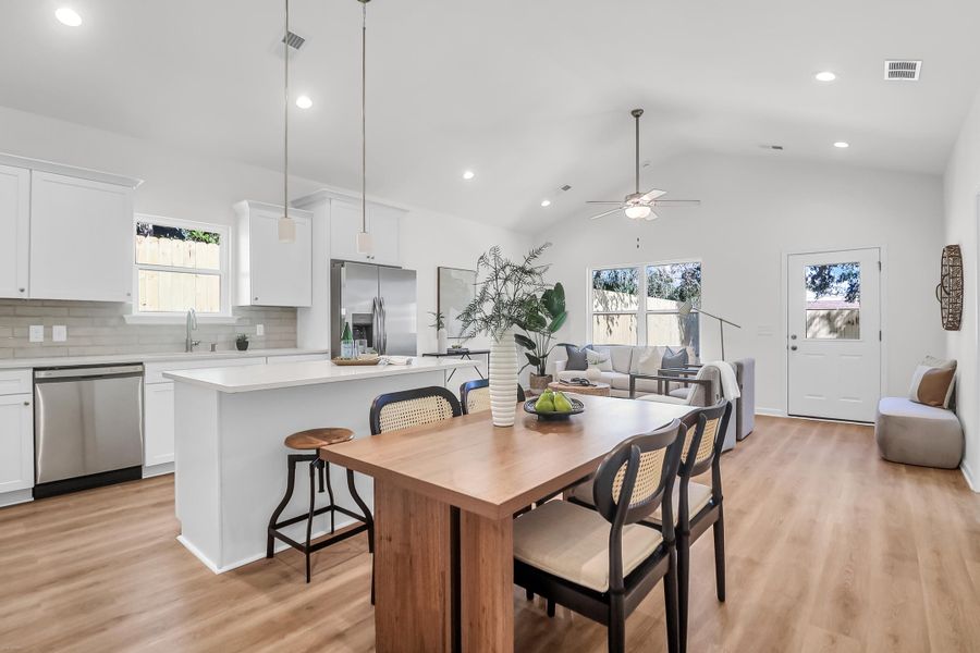 Furnished interior view inside a new home in , North Charleston (Image 5).