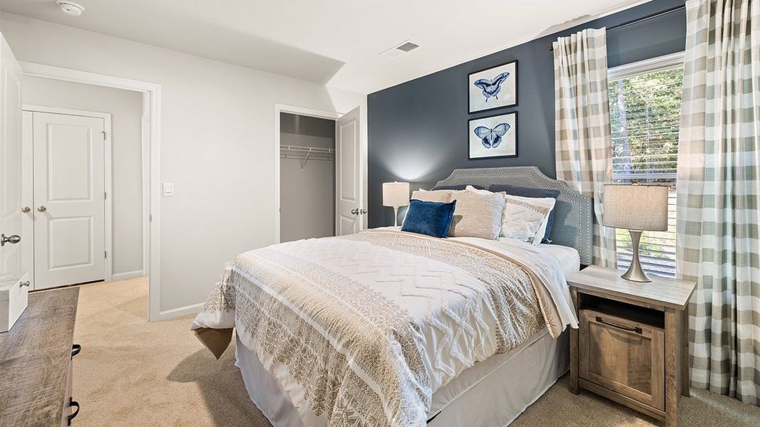 Representative furnished interior of a home built from the Elle by D.R. Horton in Highland Hills, Graniteville (Image 33). Representative furnished interior of a home built from the Elle by D.R. Horton in Highland Hills, Graniteville (Image 33).