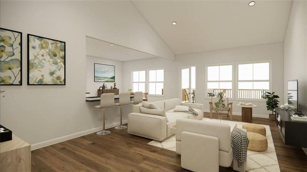 Furnished interior view inside a new home in , Rome (Image 9). Furnished interior view inside a new home in , Rome (Image 9).