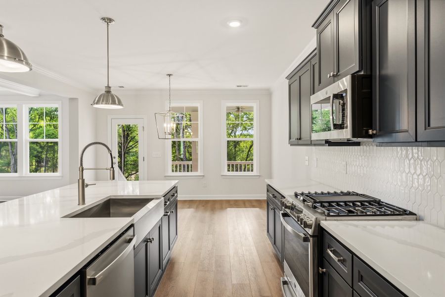 Furnished interior view inside a new home in Timberland Grove, Anderson (Image 11).