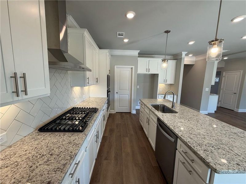 Furnished interior view inside a new home in Hidden Fields, Hoschton (Image 9).