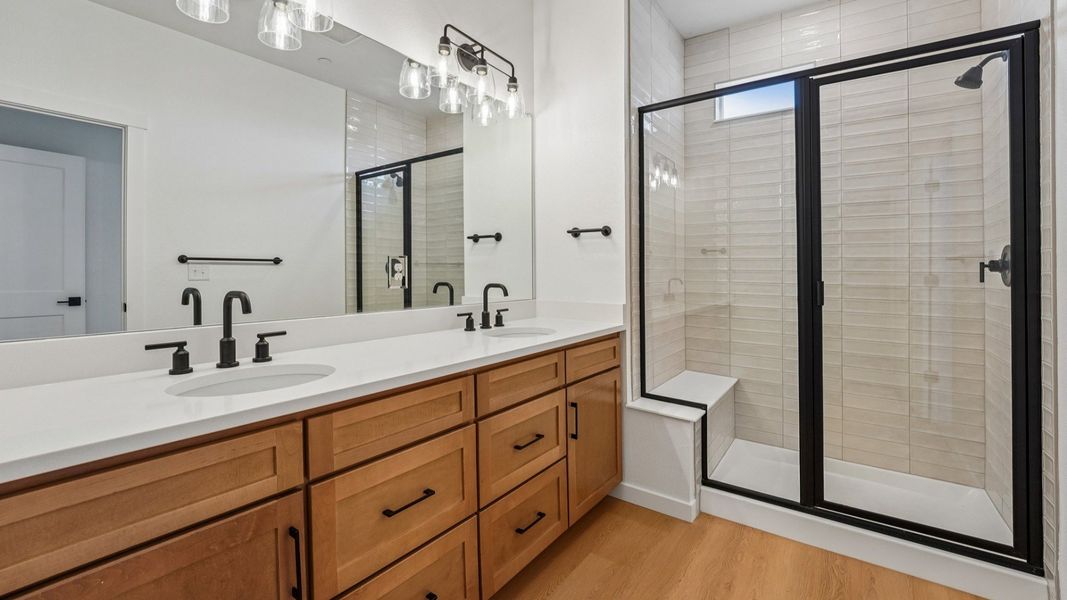 Furnished interior view inside a new home in Westerly, Erie (Image 33).