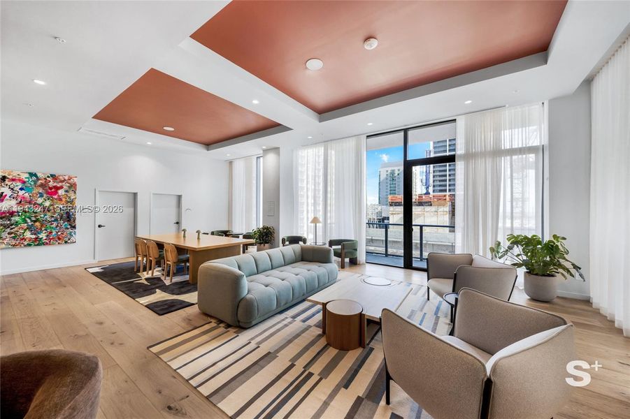 Furnished interior view inside a new home in , Miami (Image 24).