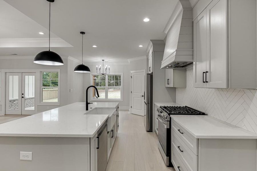 Furnished interior view inside a new home in , Pendergrass (Image 7).
