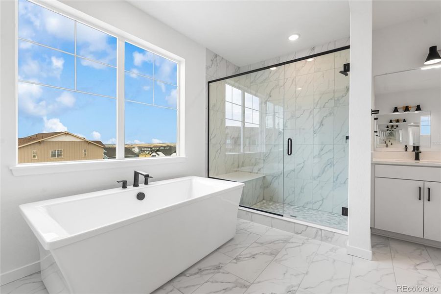 Furnished interior view inside a new home in Sterling Ranch, Littleton (Image 7).
