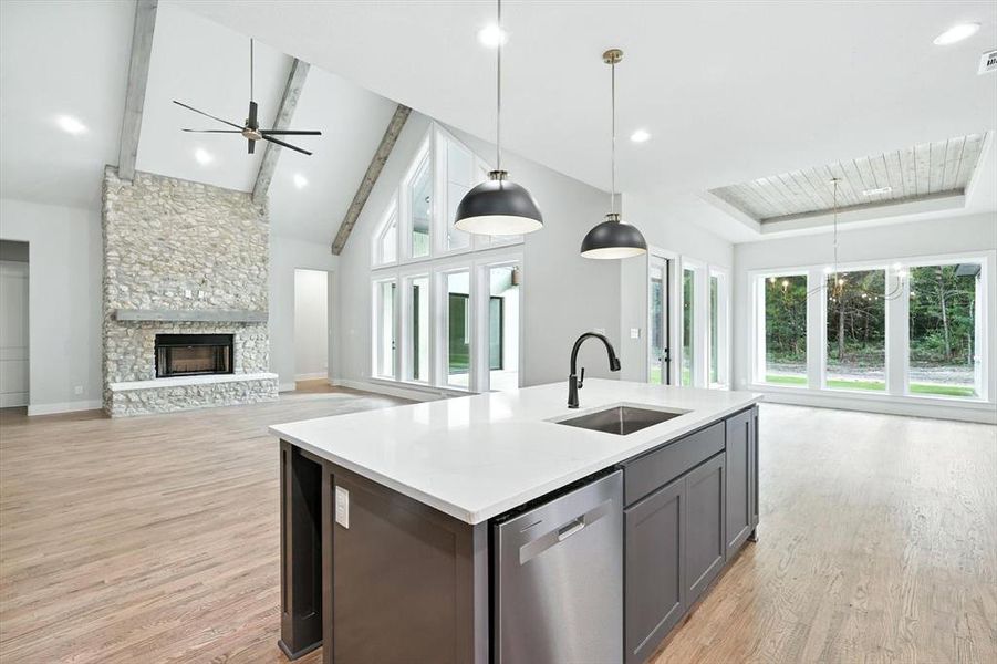 Furnished interior view inside a new home in , Waxahachie (Image 14).