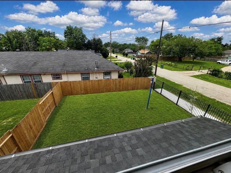 Exterior details and patio area of a home in , Houston (Image 4).