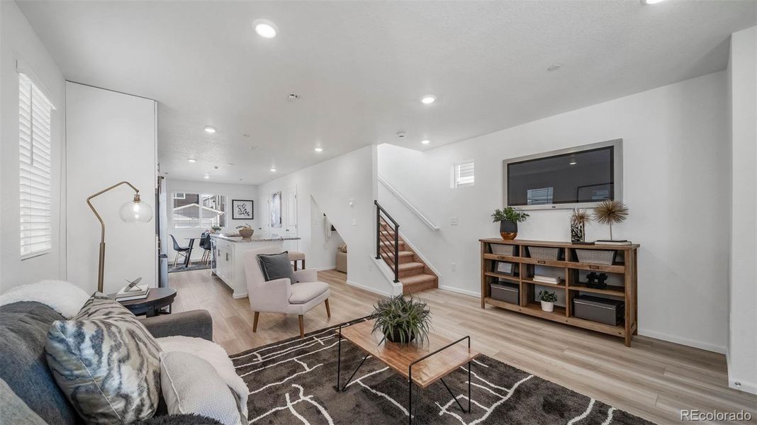 Furnished interior view inside a new home in , Commerce City (Image 14).