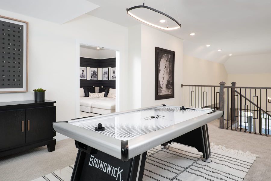 Furnished interior view inside a new home in Union Park, Little Elm (Image 10).