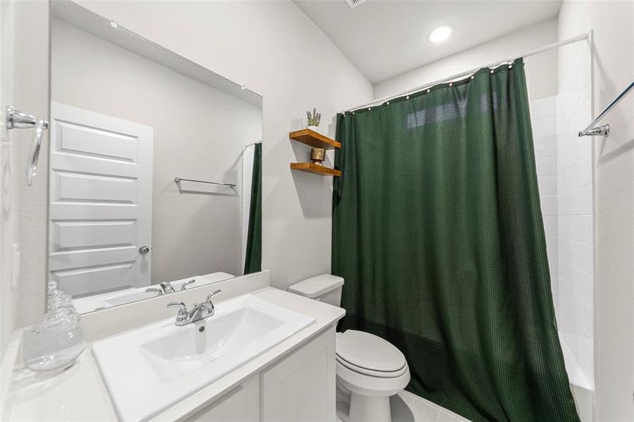 Secondary bathroom downstairs Secondary bathroom downstairs