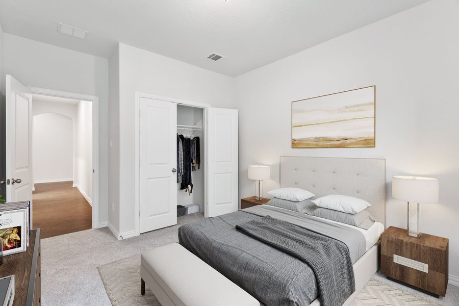 Representative furnished interior of a home built from the Driftwood by Beazer Homes in Lovers Landing, Forney (Image 13).