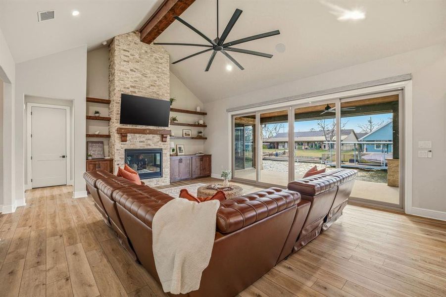 Furnished interior view inside a new home in , Granbury (Image 8).