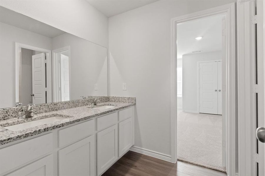Furnished interior view inside a new home in Retreat at Fossil Creek, Fort Worth (Image 8).