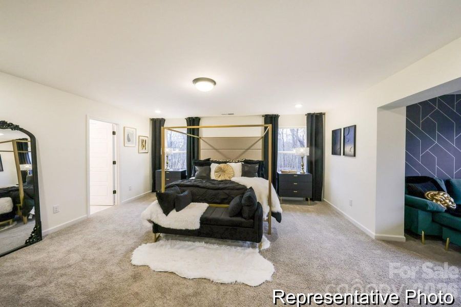 Furnished interior view inside a new home in Huntington Hills, Lincolnton (Image 15).