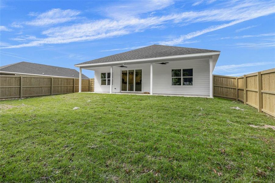 Fenced Backyard